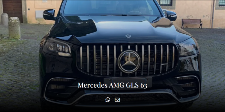 Rent a Mercedes GLS63 AMG in Rome to embark on a Romantic Honeymoon